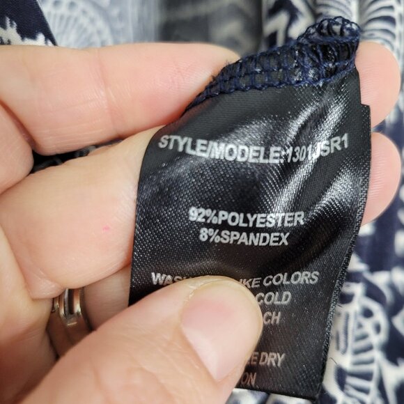 INC International Concepts | Short Sleeve Cold Shoulder Jumpsuit V-Neckline L - Picture 9 of 11